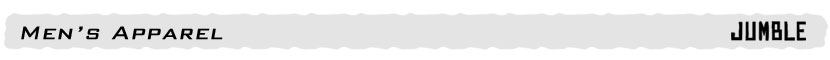 MENS APPAREL